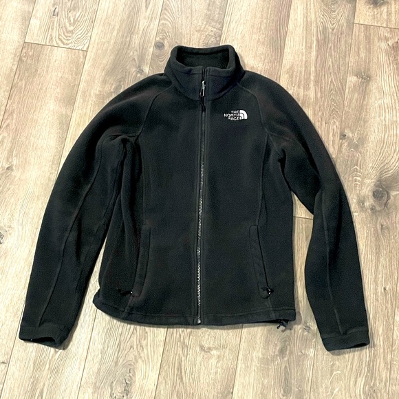 The North Face Fleece Jacket with Full Front Zipper.  Black XS. - Picture 2 of 7